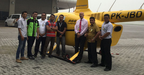 Mornington Sanford Aviation in Indonesia