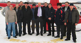 Richard conducts a Factory maintenance course in Moscow